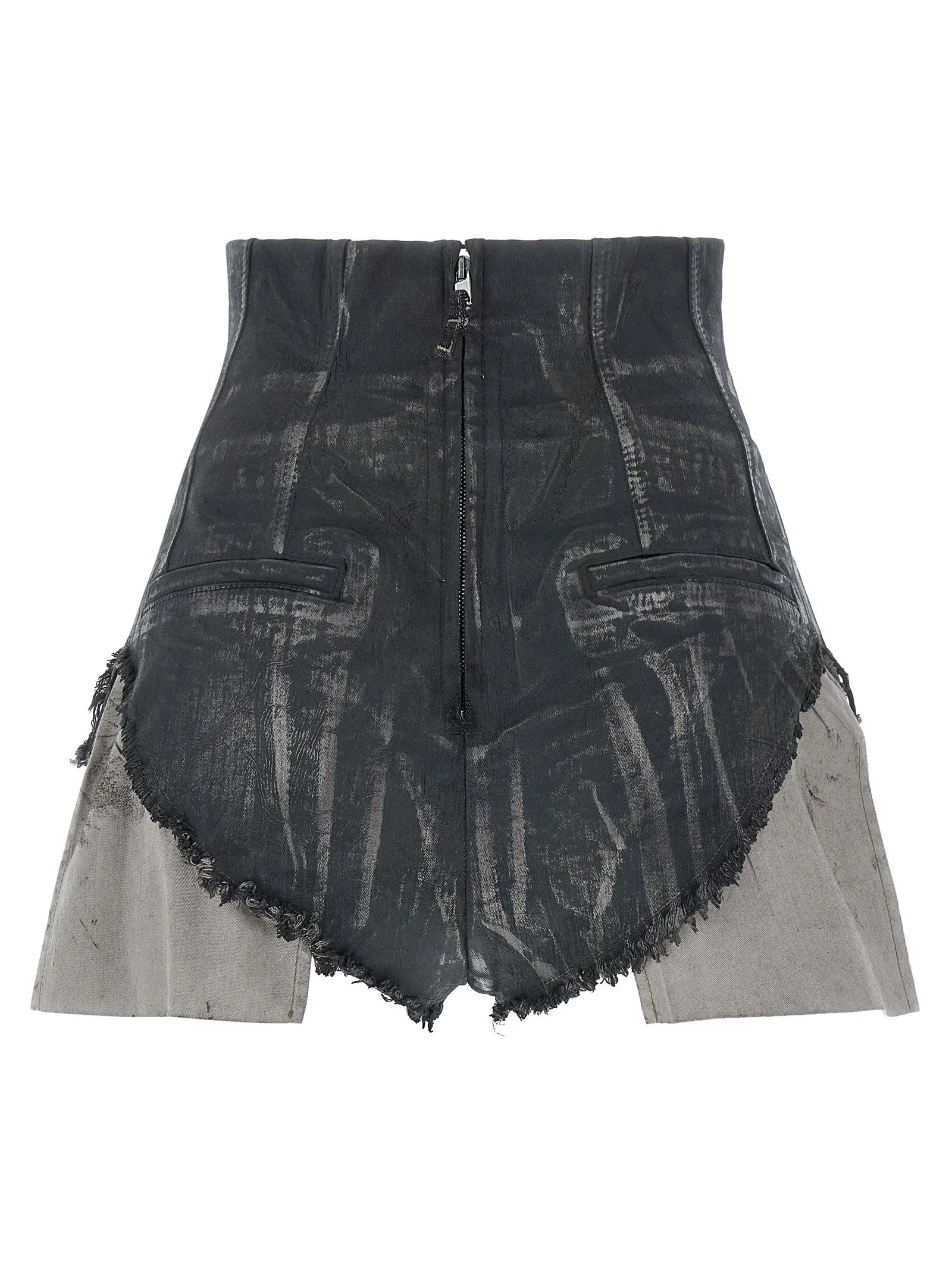DRKSHDW Brown Cotton Bermuda Shorts - M
