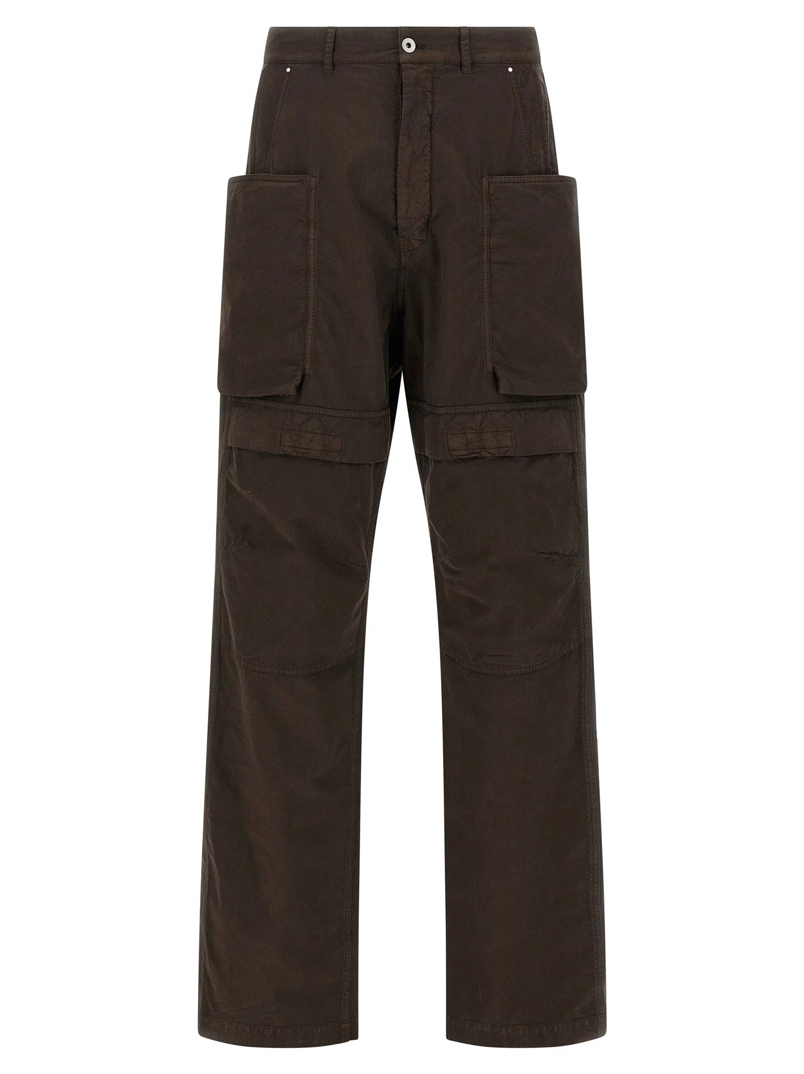 DRKSHDW Brown Cotton Cargo Pants - W30