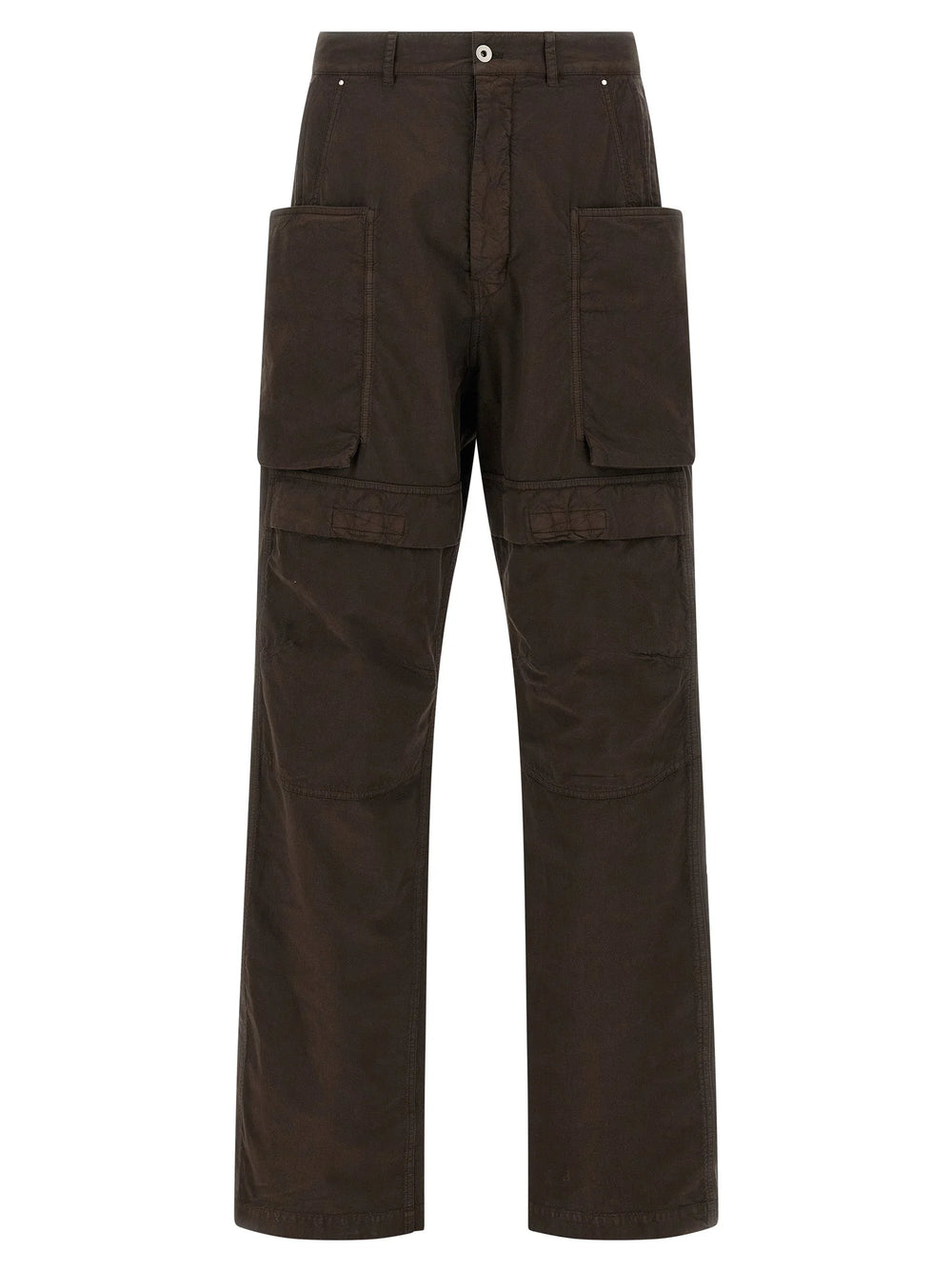 DRKSHDW Brown Cotton Cargo Pants - W30