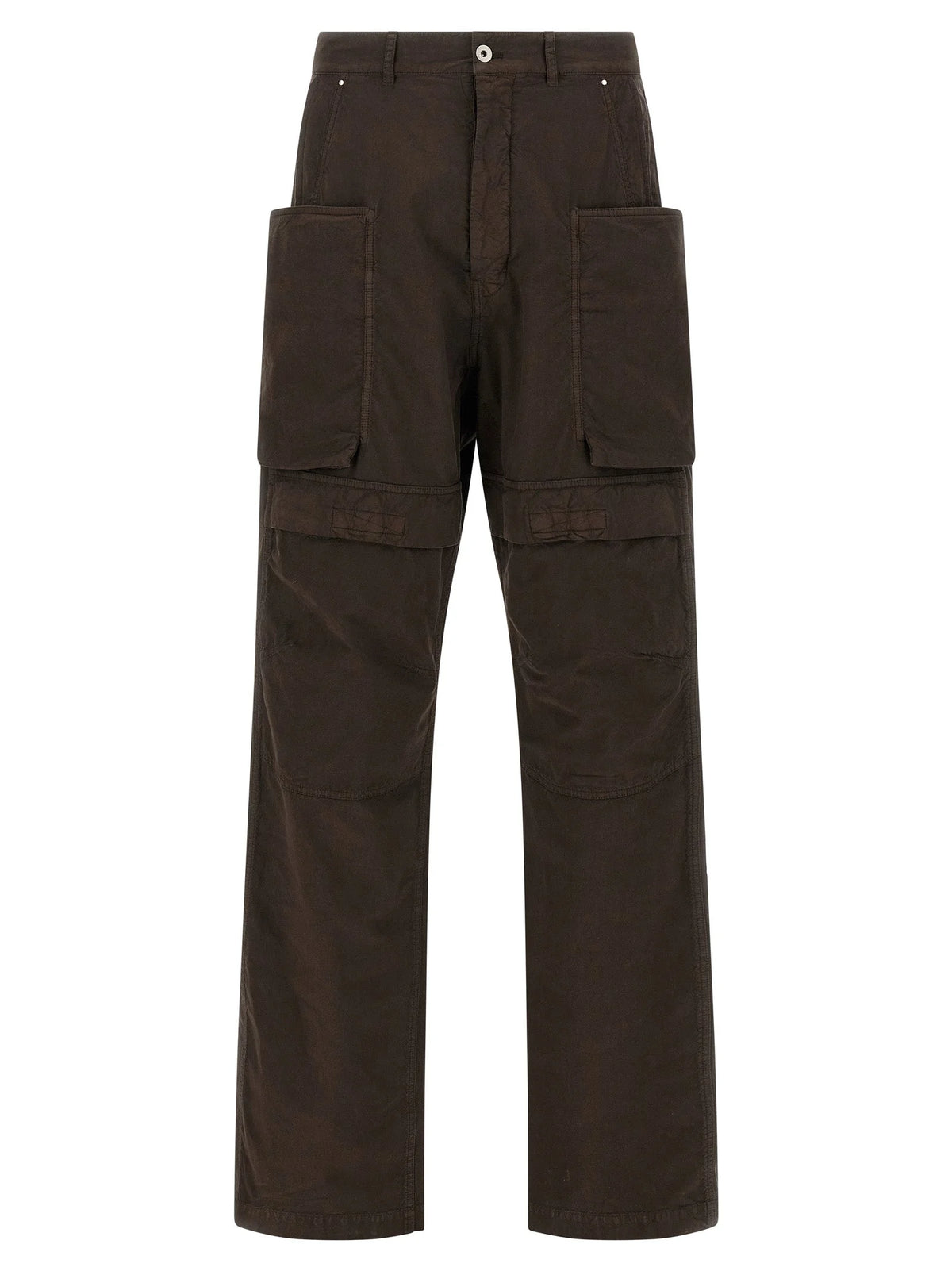 DRKSHDW Brown Cotton Cargo Pants - W30