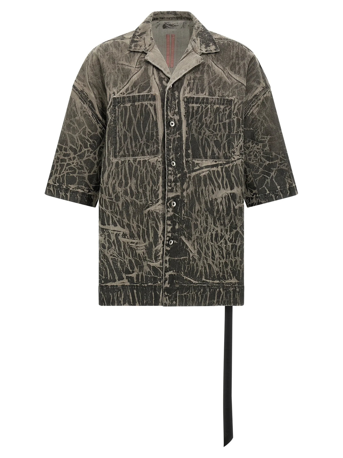 DRKSHDW Gray Cotton Blouse - S