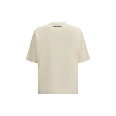 Dsquared² Béžové Tričko z Bavlny
