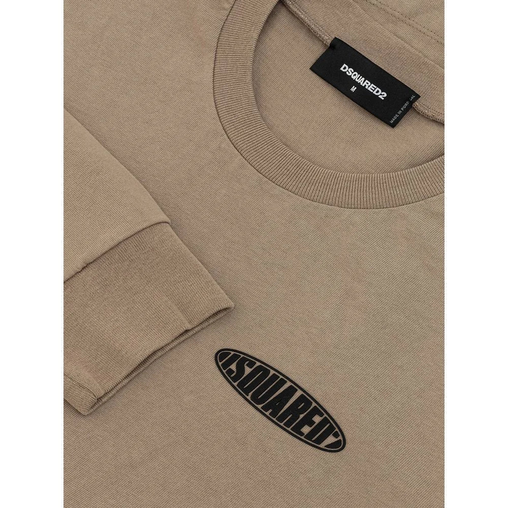 Dsquared² Beige Cotton T-Shirt - M