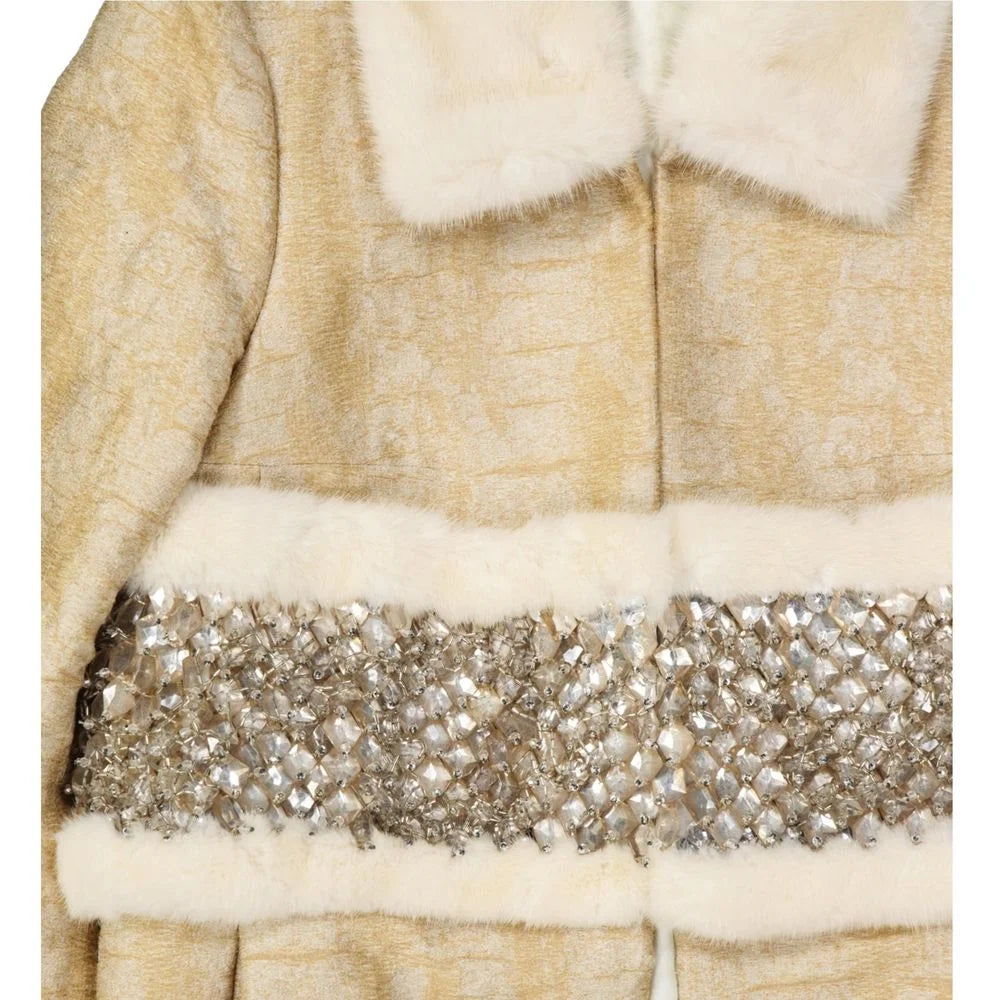 Dsquared² Beige Polyamide Coat - 40