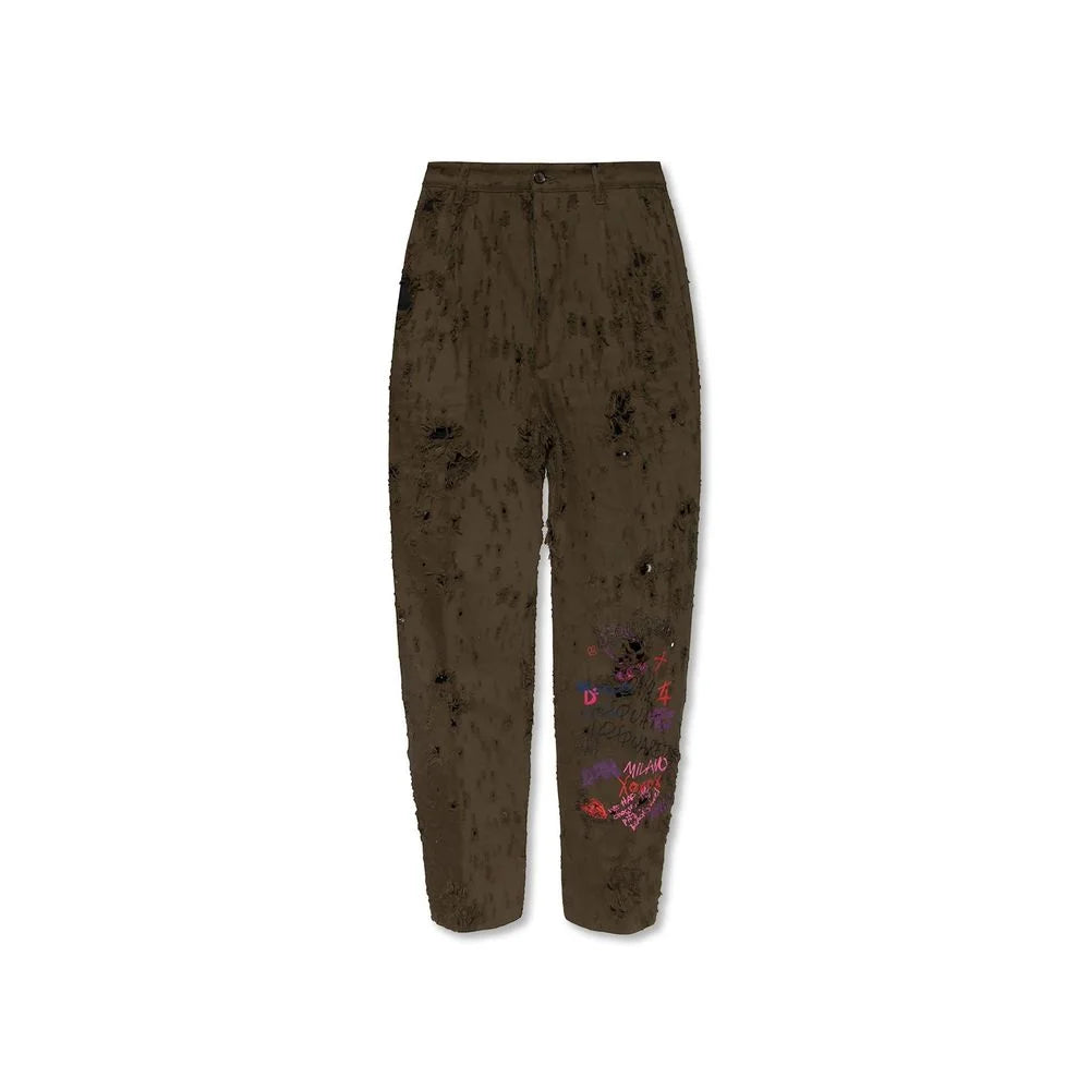 Dsquared² Bicolor Cotton Casual Pants - 44