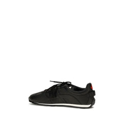Dsquared² Black Calf Leather Bos Taurus Athletic Sneakers