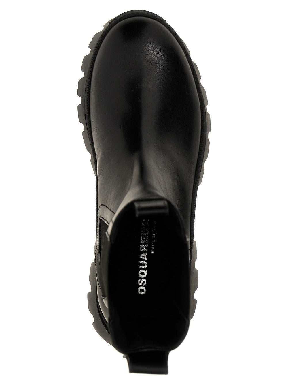 Dsquared² Black Calfskin Ankle Boots
