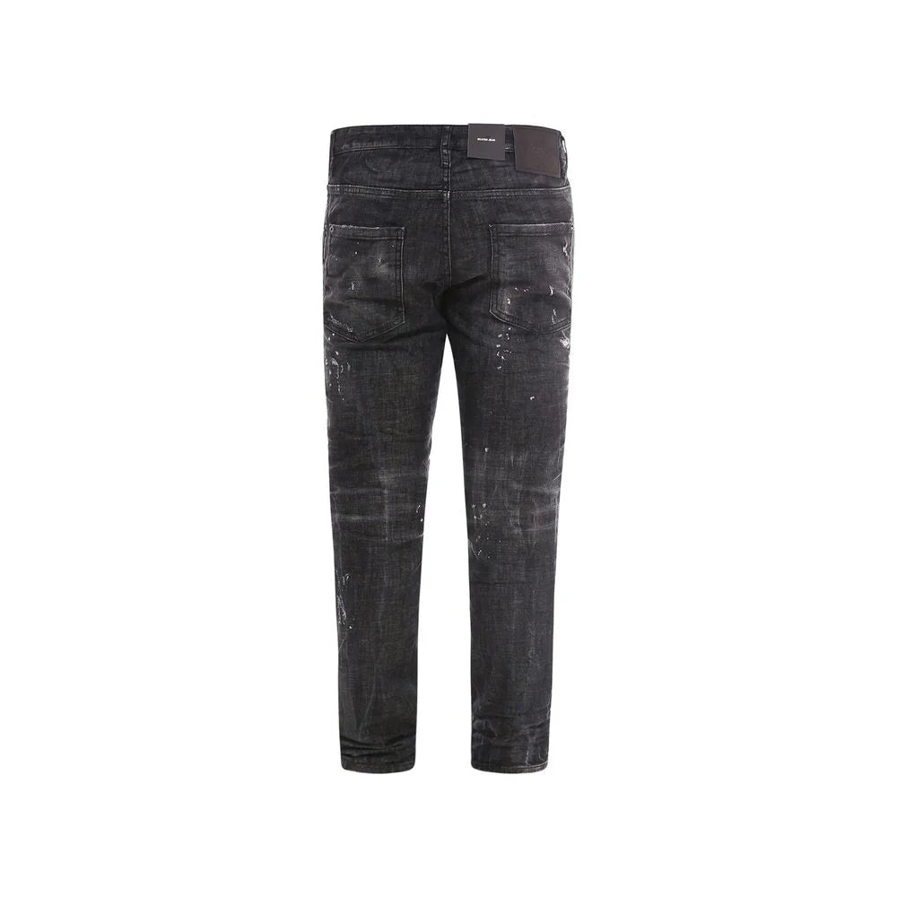 Dsquared² Black Cotton Jeans Denim - 44