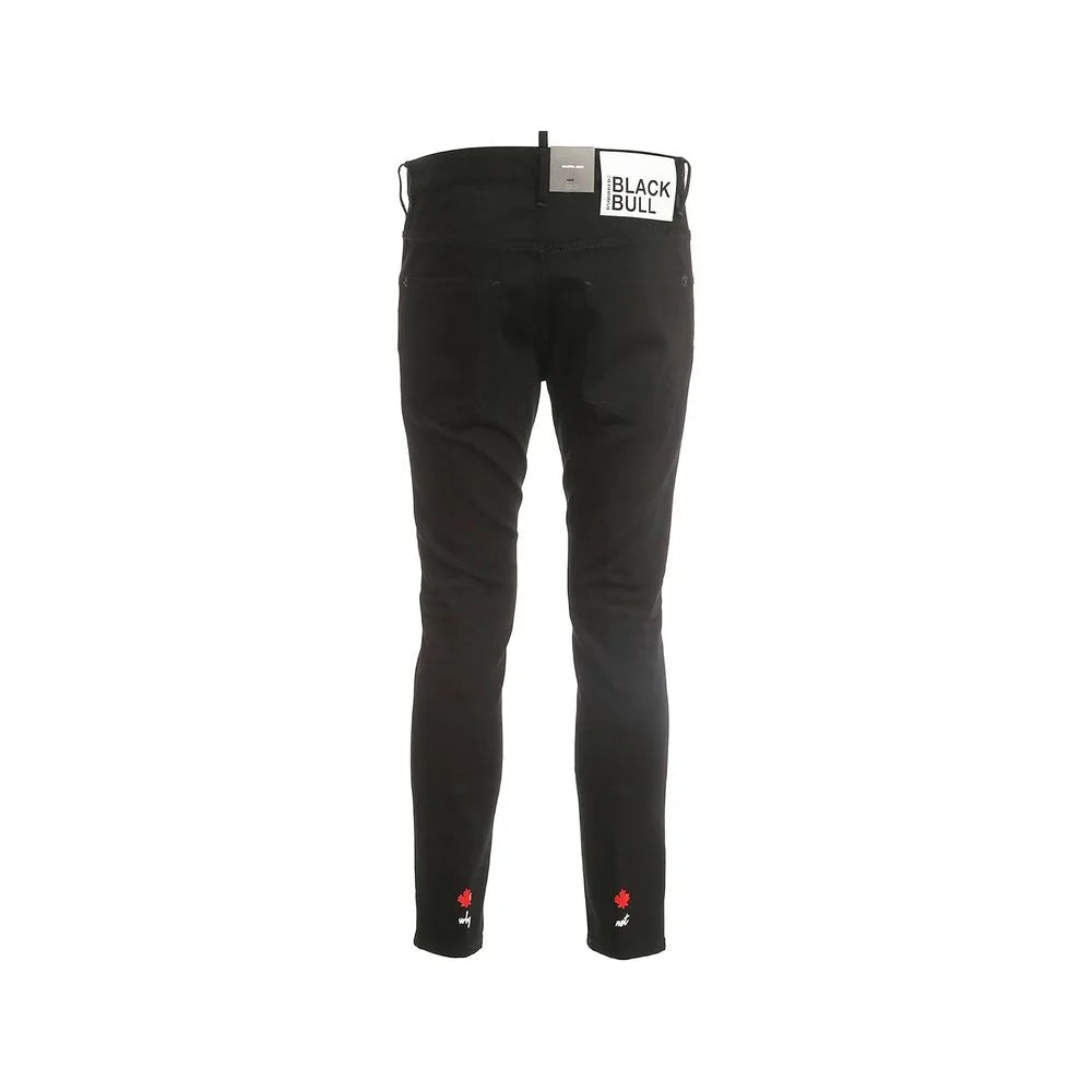 Dsquared² Black Cotton Skinny Jeans - 44