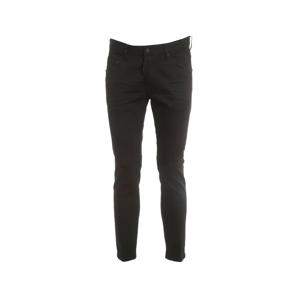 Dsquared² Black Cotton Skinny Jeans - 44