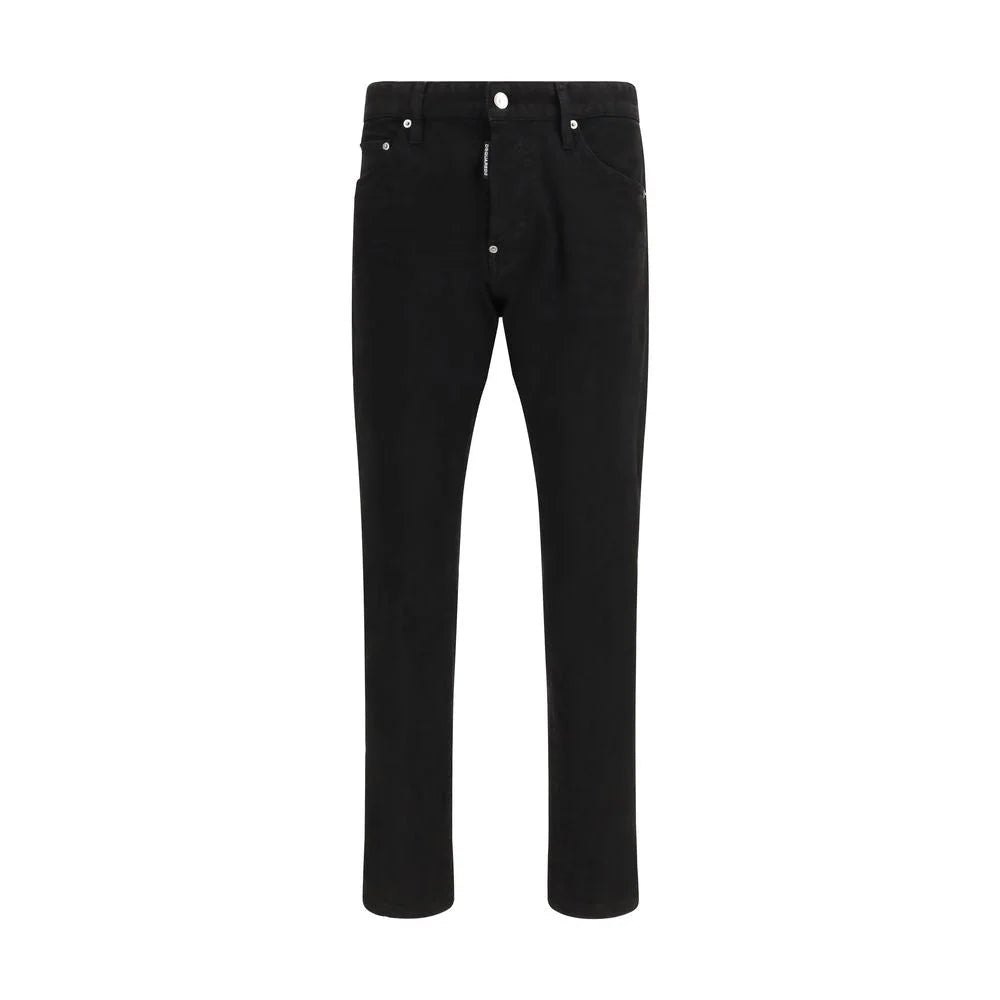 Jean slim en coton noir Dsquared²