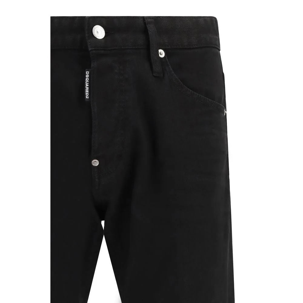 Jean slim en coton noir Dsquared²