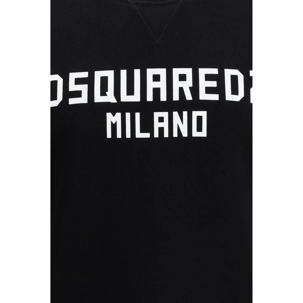 Dsquared² Black Cotton Sweatshirt - XXL