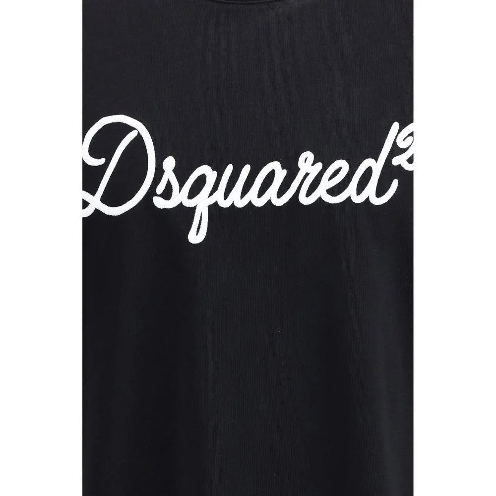 Dsquared² Black Cotton T-Shirt