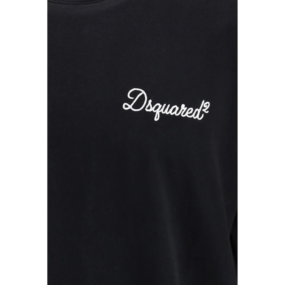 Dsquared² Black Cotton T-Shirt