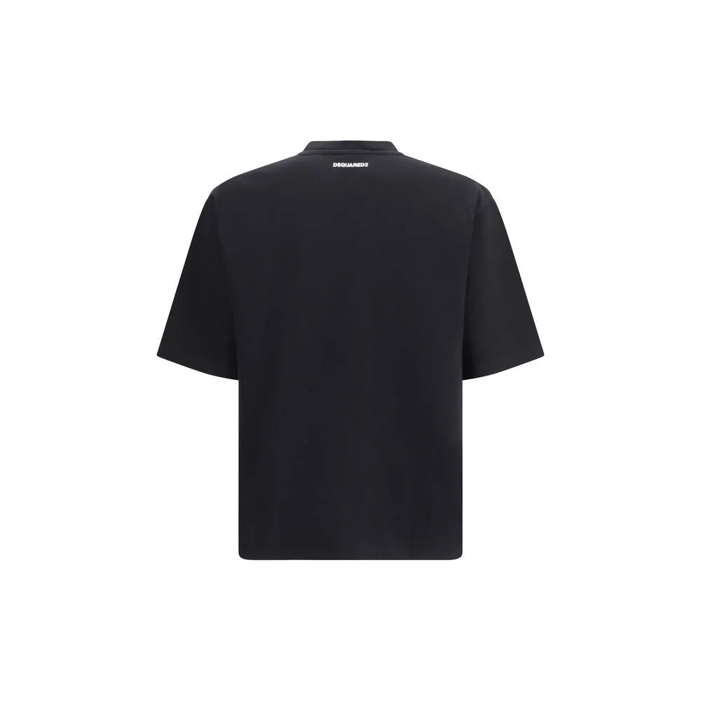 Dsquared² Black Cotton T-Shirt