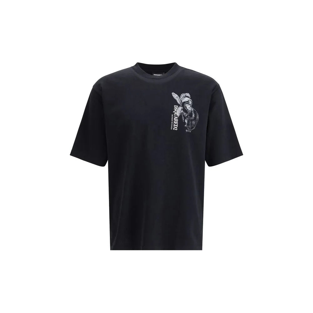 Dsquared² Black Cotton T-Shirt