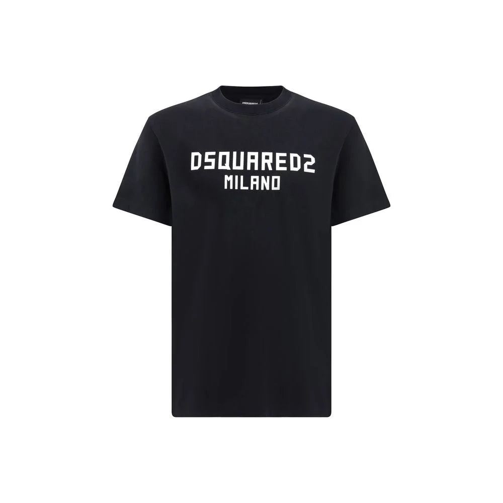 Dsquared² Black Cotton T-Shirt - S