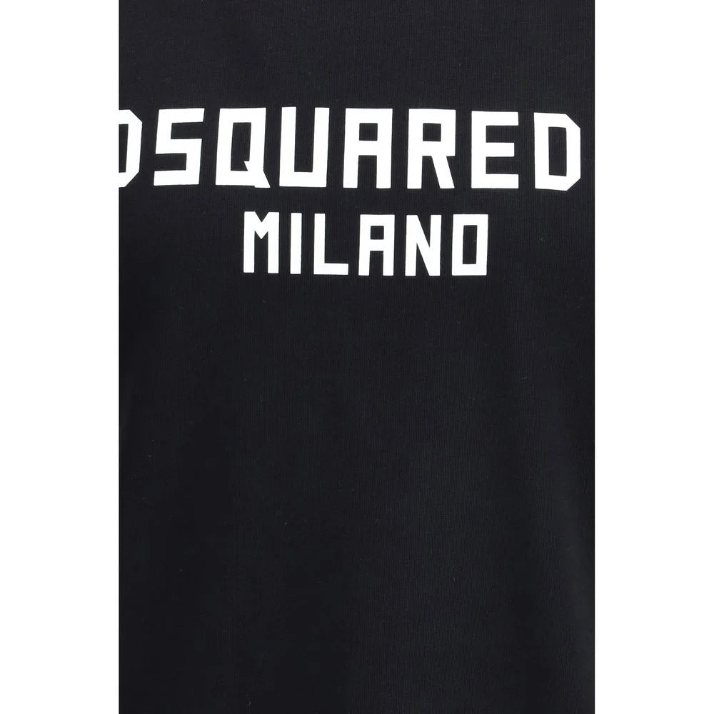 Dsquared² Black Cotton T-Shirt - S