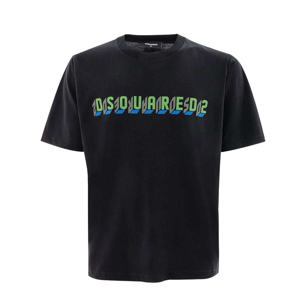 Dsquared² Black Cotton T-Shirt - XS - T-Shirts