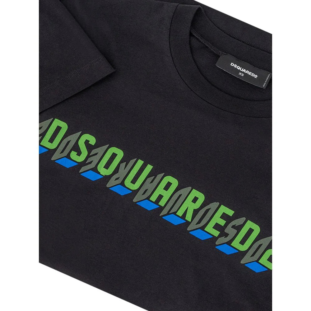 Dsquared² Black Cotton T-Shirt - XS - T-Shirts