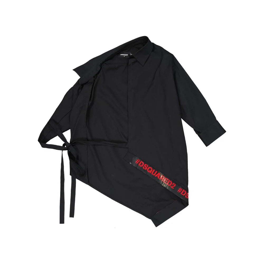 Dsquared² Black Cotton Two-Piece Suit - 40
