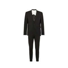 Dsquared² Black Elastane Two-Piece Suit - IT46 | S
