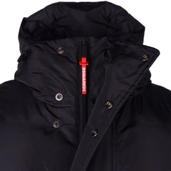 Dsquared² Black Nylon Men Down Jacket - Puffer Jackets