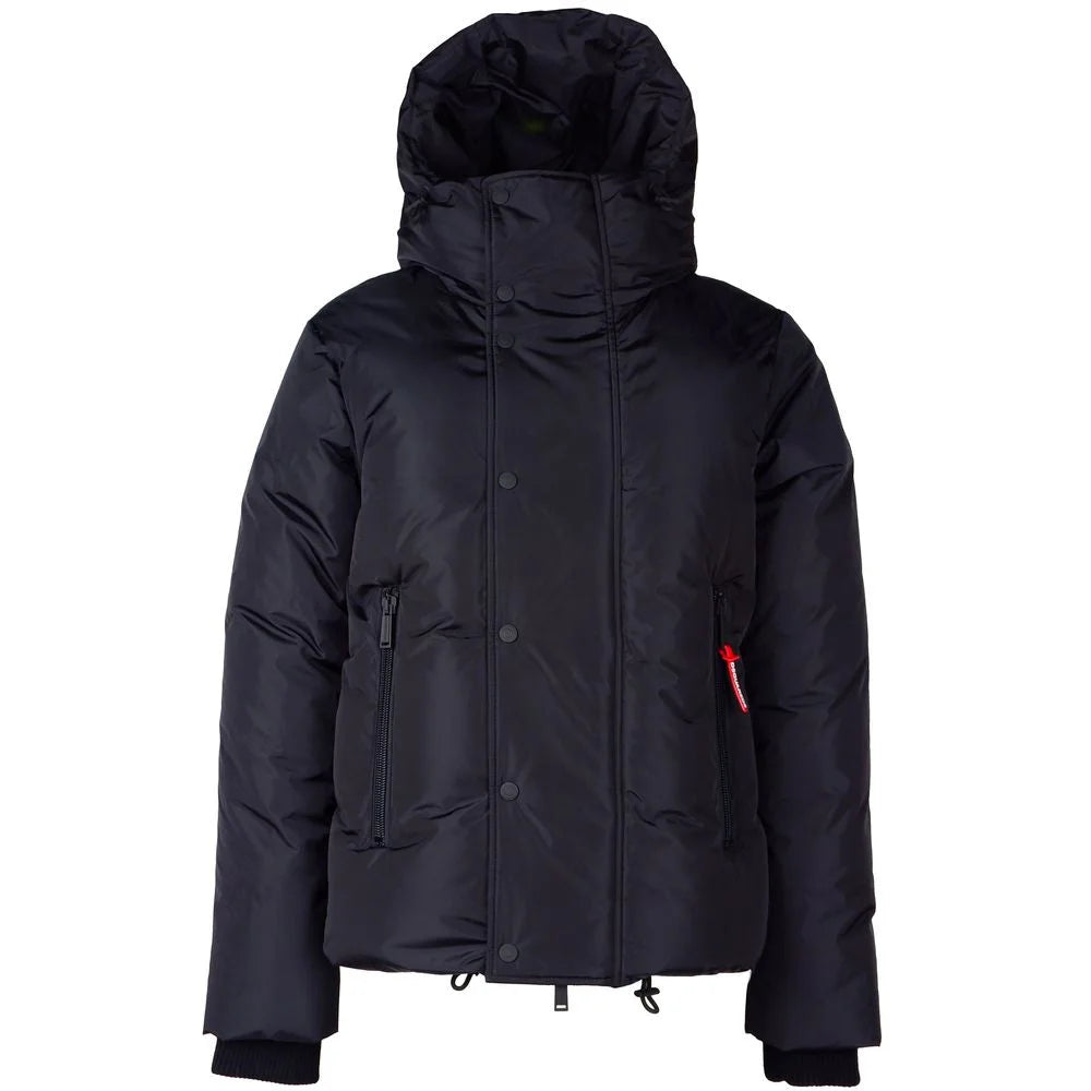 Dsquared² Black Nylon Men Down Jacket - Puffer Jackets