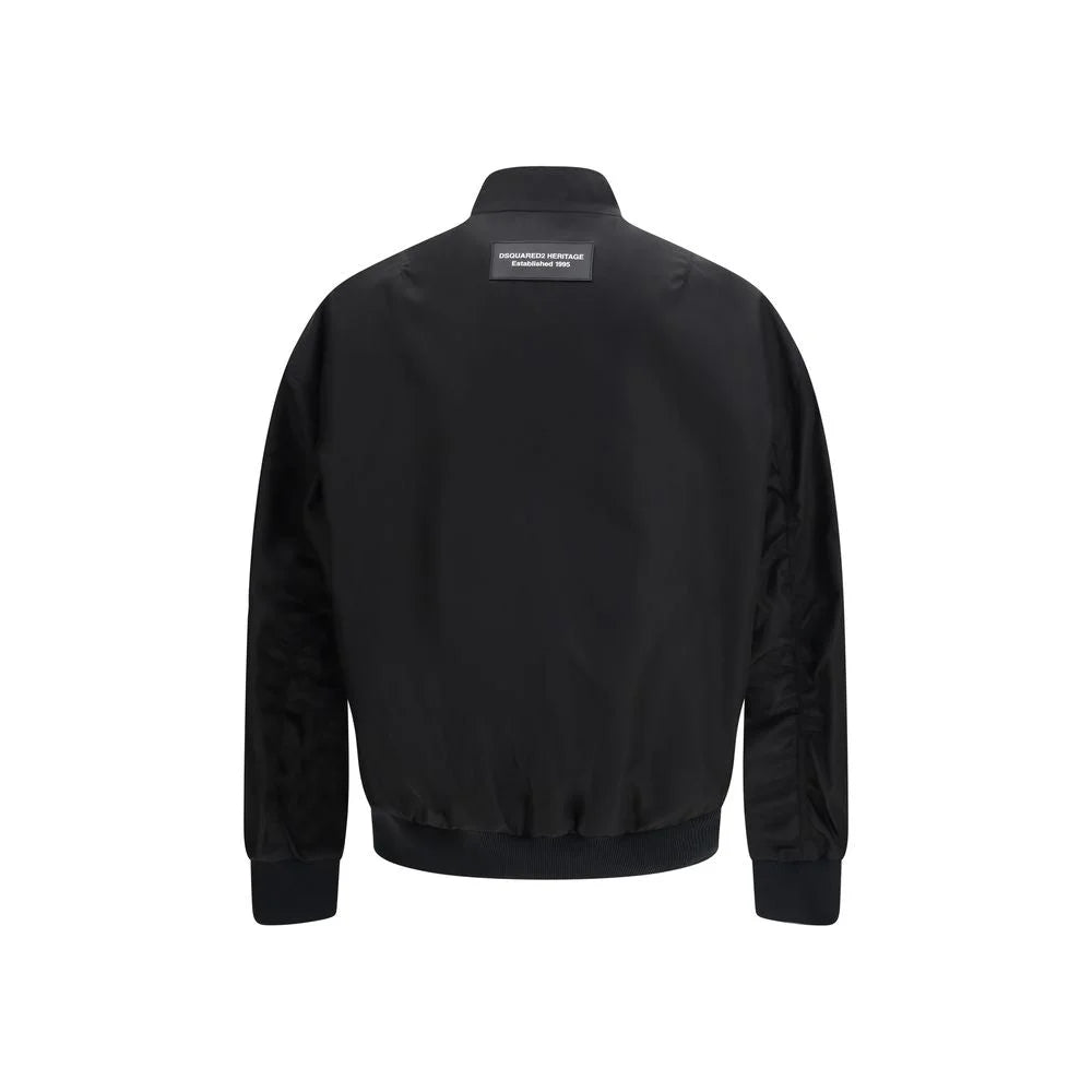 Dsquared² Fekete Poliamid Bomber - Bomber Jakik