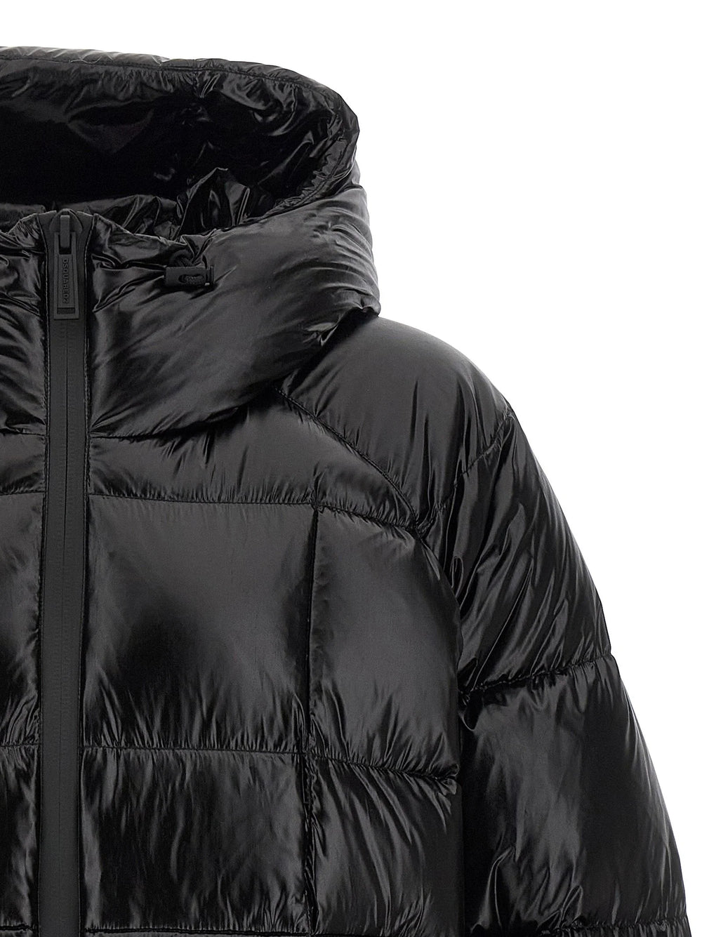Dsquared² Black Polyamide Full-Length Jacket - IT50 | L