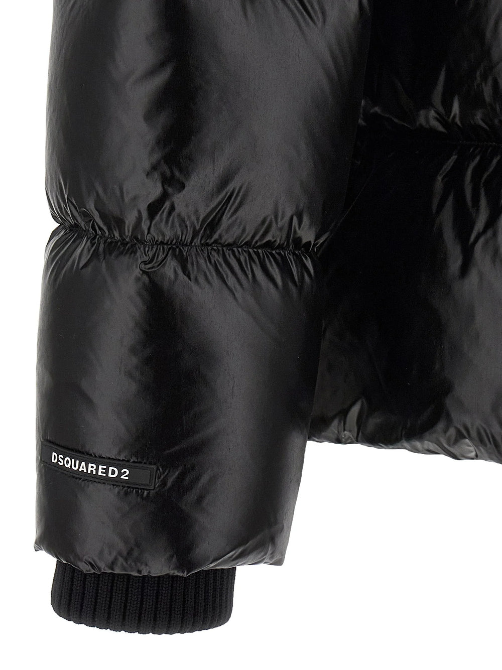 Dsquared² Black Polyamide Full-Length Jacket - IT50 | L
