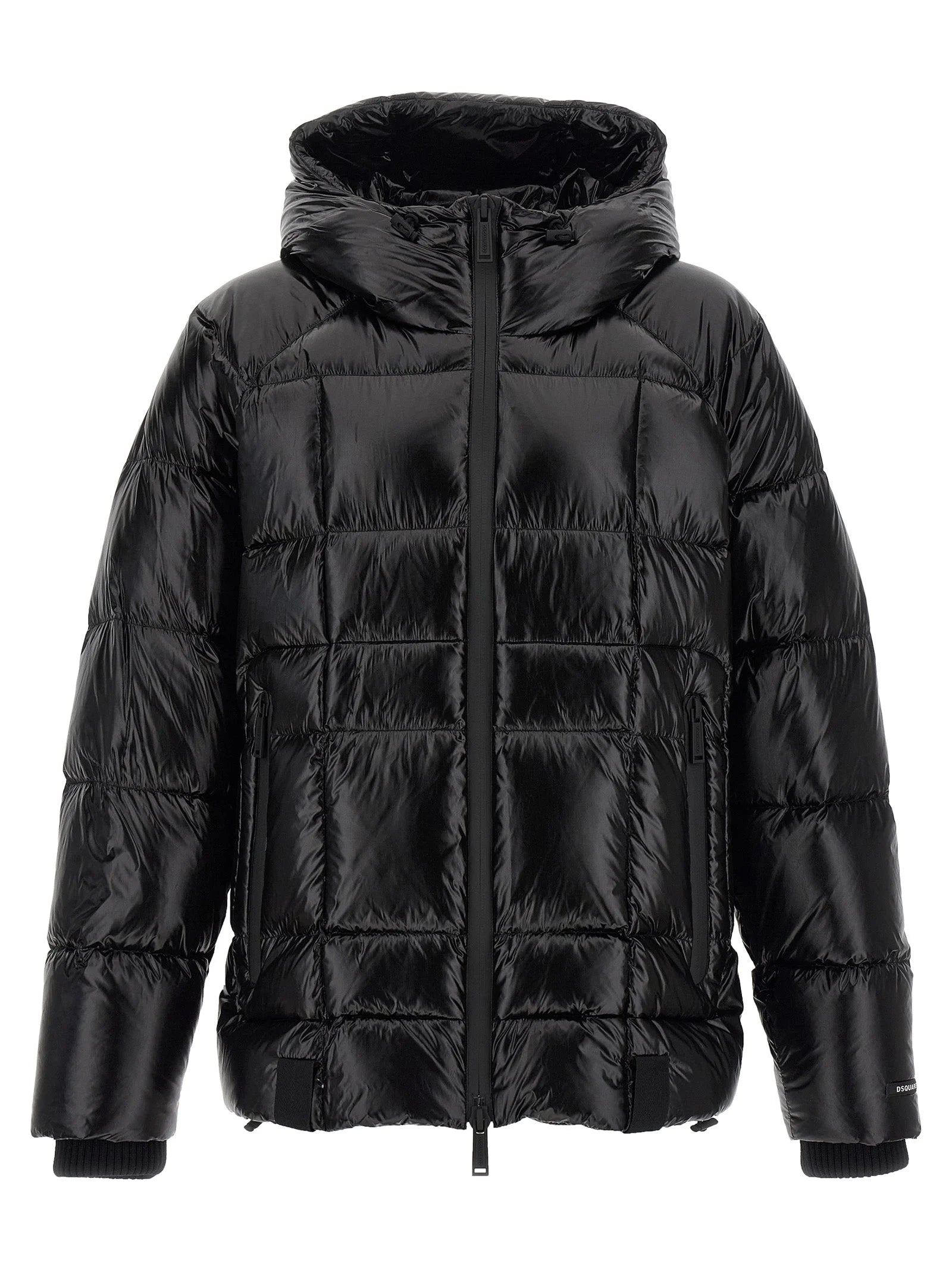 Dsquared² Black Polyamide Full-Length Jacket - IT50 | L