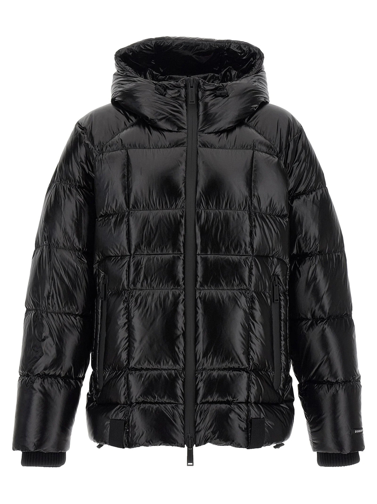 Dsquared² Black Polyamide Full-Length Jacket - IT50 | L