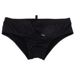 Dsquared² Black Polyamide Swimwear - IT48 | M - Swim Briefs