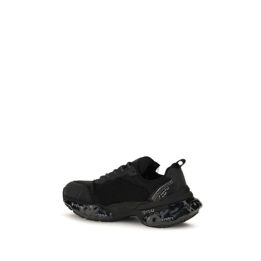 Dsquared² Black Polyester Athletic Sneakers