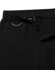 Dsquared² Black Polyester High Waisted Flared Pants - IT38 | XS - Trousers