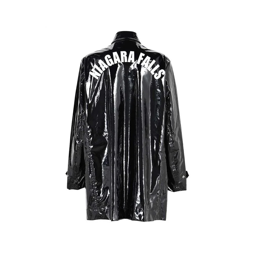 Dsquared² Black Polyethylene Coat - L