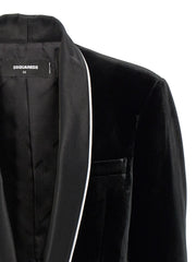 Dsquared² Black Viscose Blazer - IT50 | L