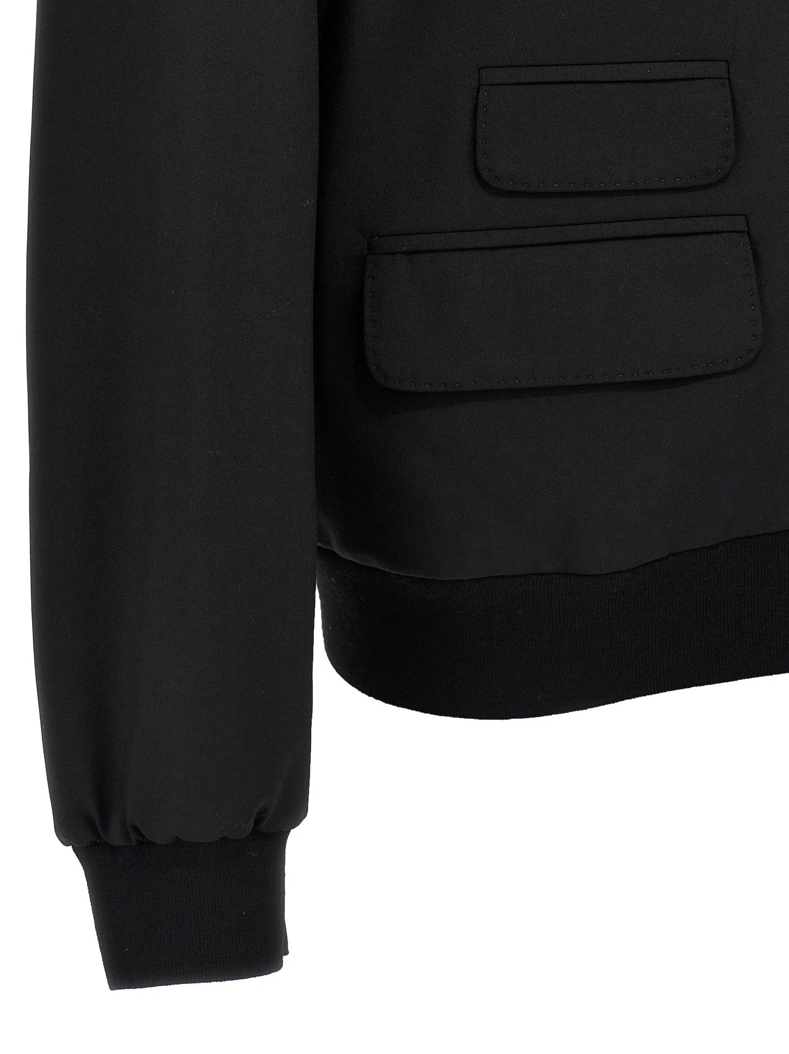 Dsquared² Black Wool Cardigan