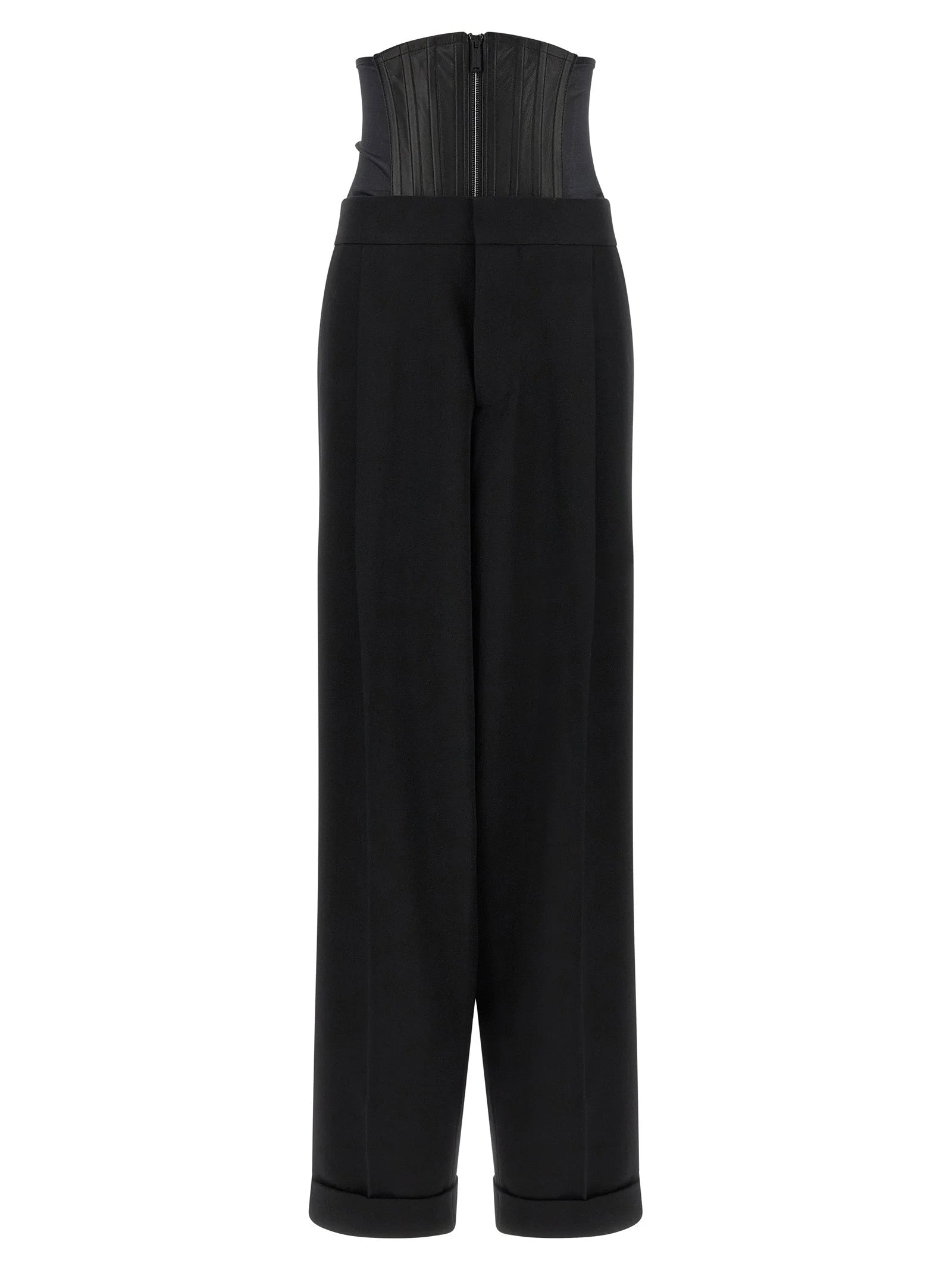 Dsquared² Black Wool Dress Pants