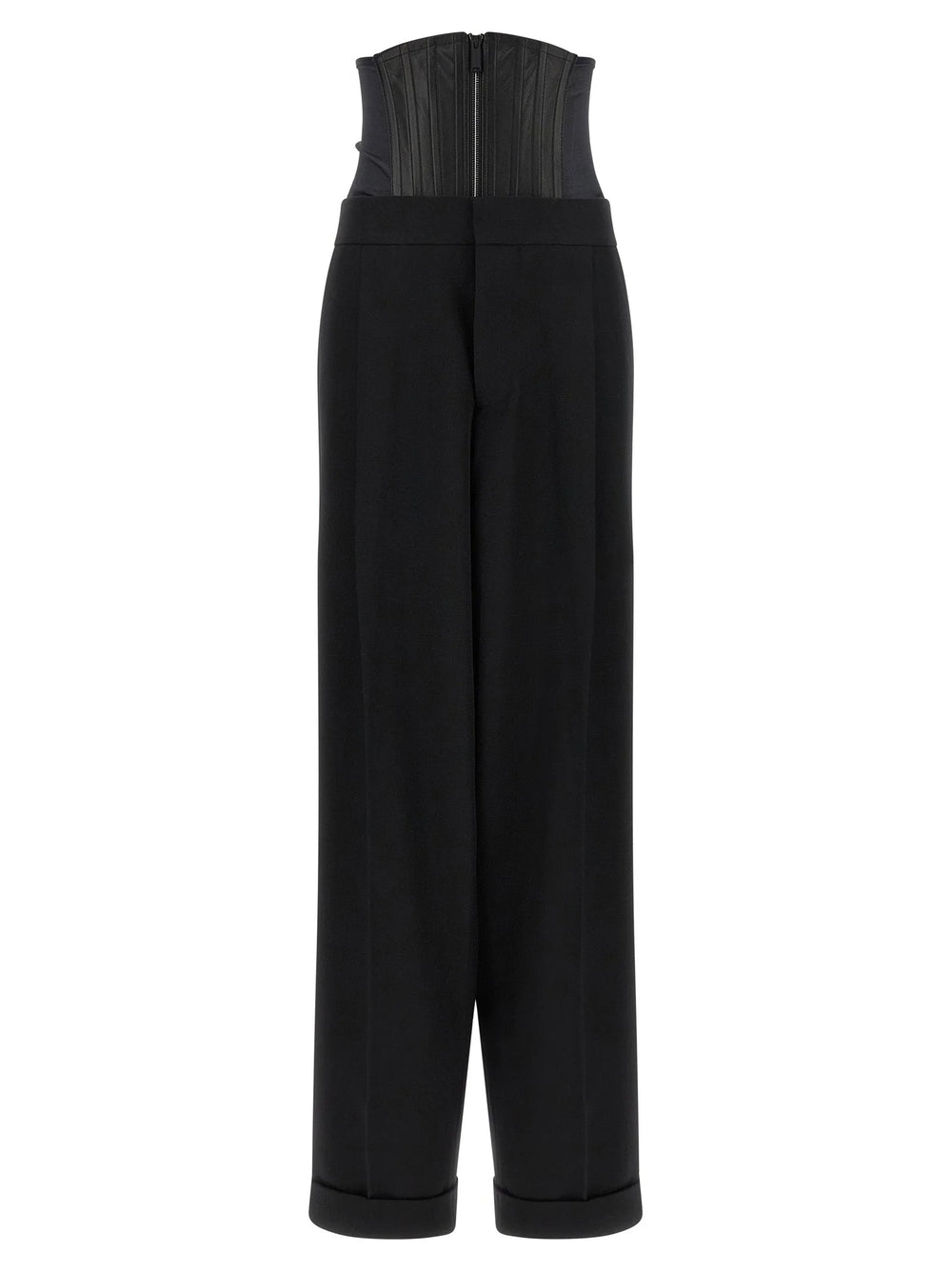 Dsquared² Black Wool Dress Pants