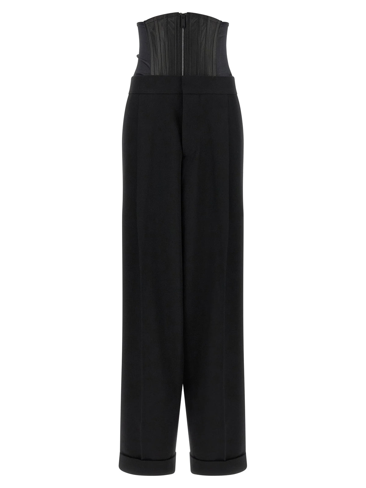 Dsquared² Black Wool Dress Pants