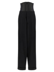 Dsquared² Black Wool Dress Pants
