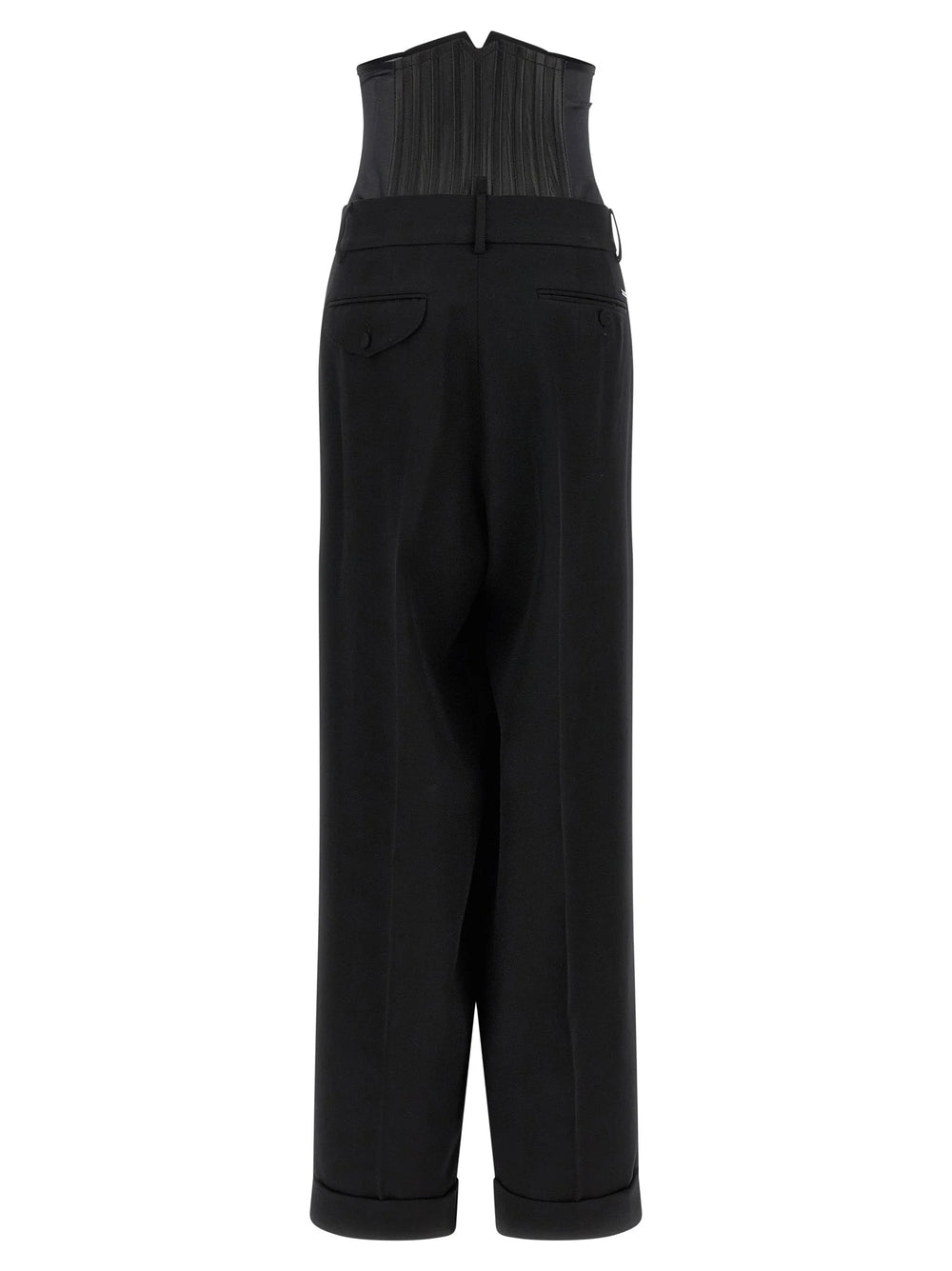 Dsquared² Black Wool Dress Pants