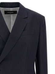 Dsquared² Blue Cotton Blazer