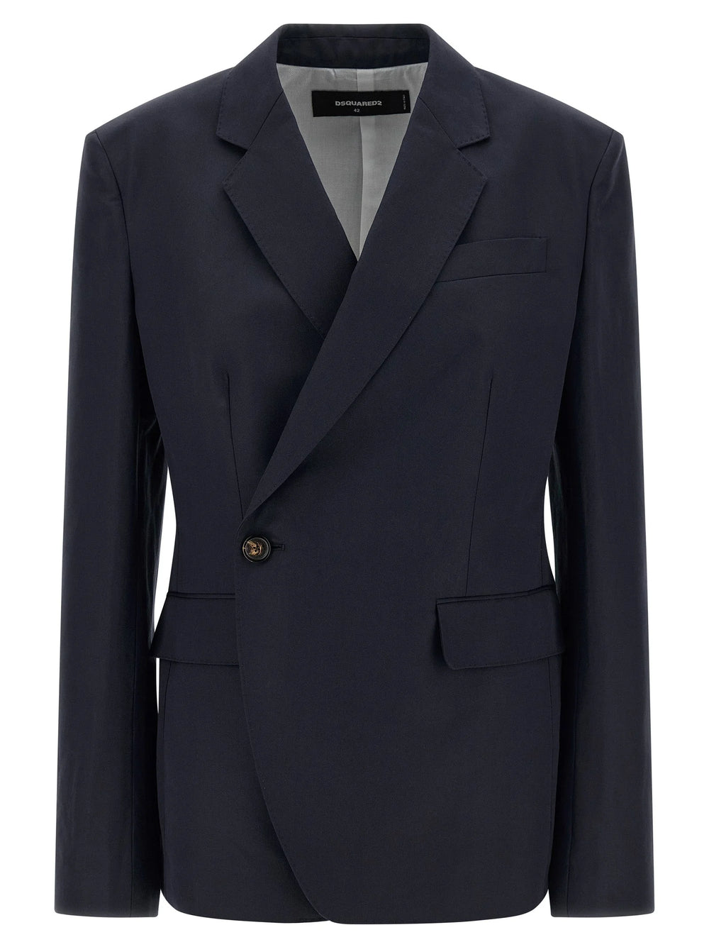 Dsquared² Blue Cotton Blazer