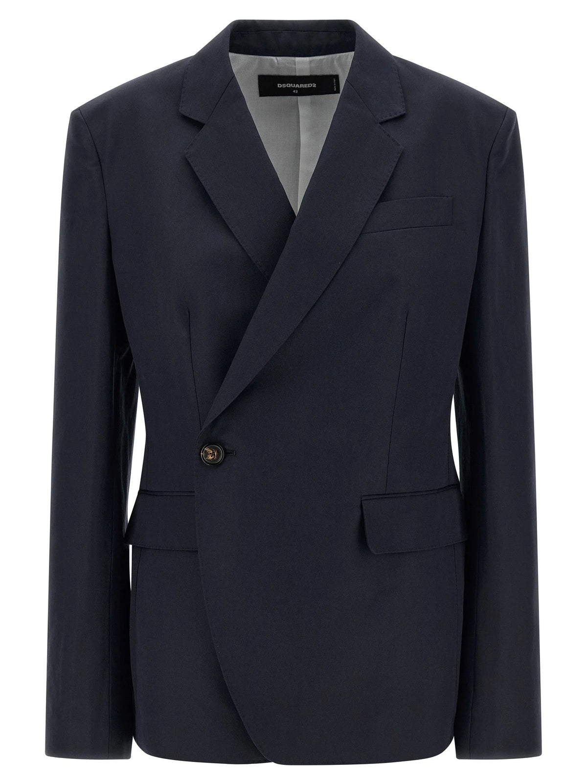 Dsquared² Blue Cotton Blazer
