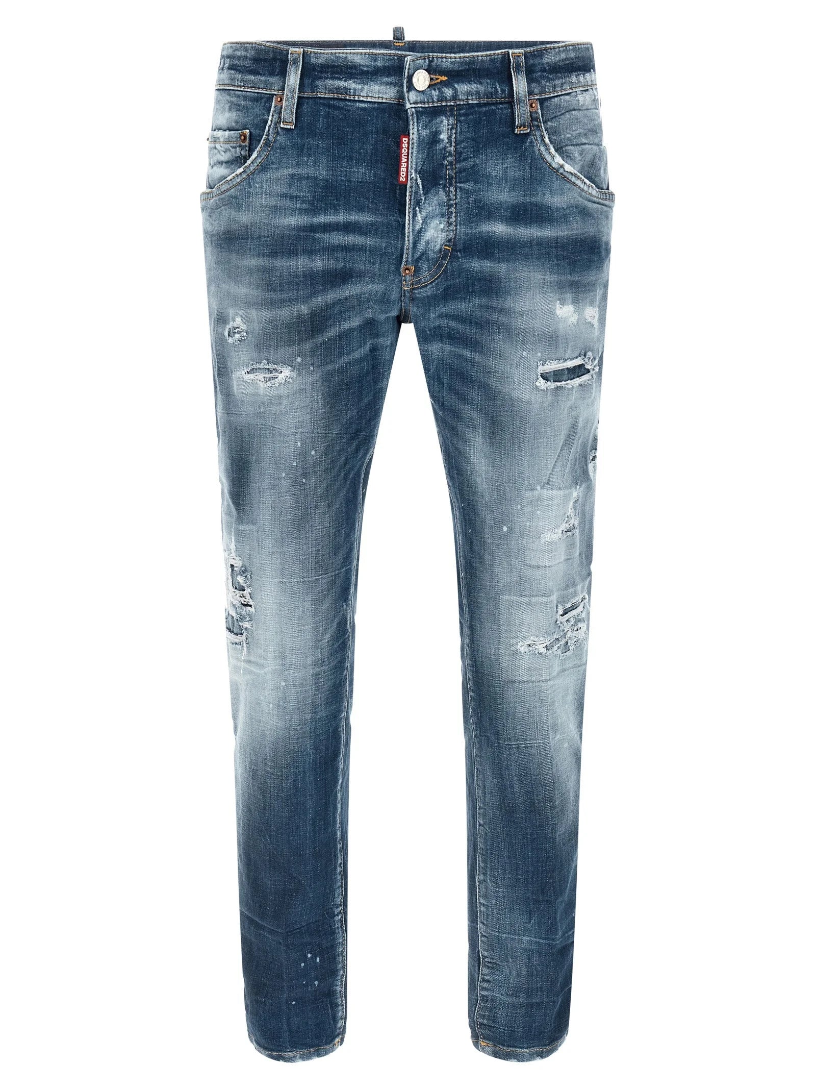 Dsquared² Blue Cotton Boyfriend Jeans - IT52 | XL