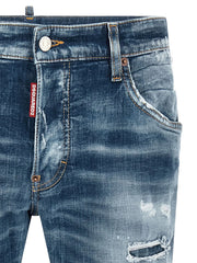 Dsquared² Blue Cotton Boyfriend Jeans - IT52 | XL